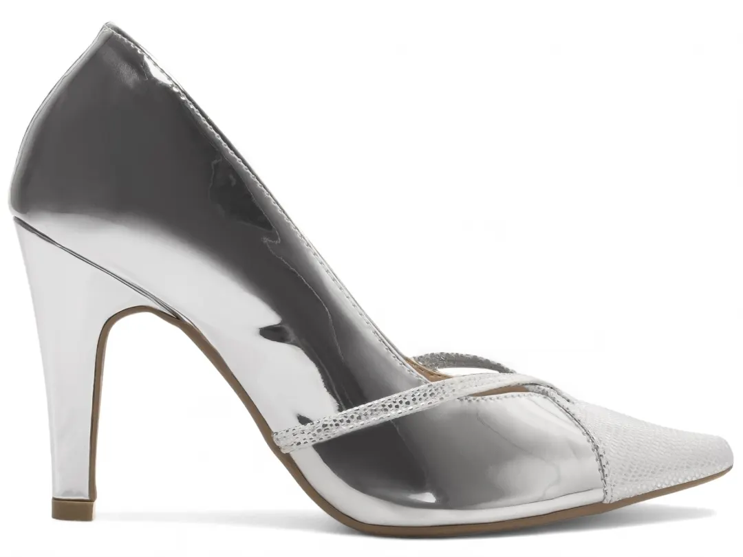8ed881f11a9a9009e981c5a63c3f06a2 Scarpin Metalizado Salto Fino 9 cm Croco – vista lateral interna