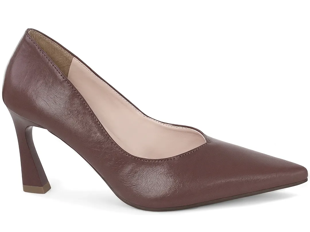 e6f3c499af8b0e62e29341a4ebb82795.jpg Scarpin Feminino Corte V Salto Fino 8 cm - Imagem 3